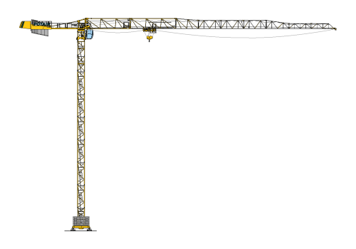 POTAIN MDT 109 Cranes with 0-50 HP Range & Has Cranes Type